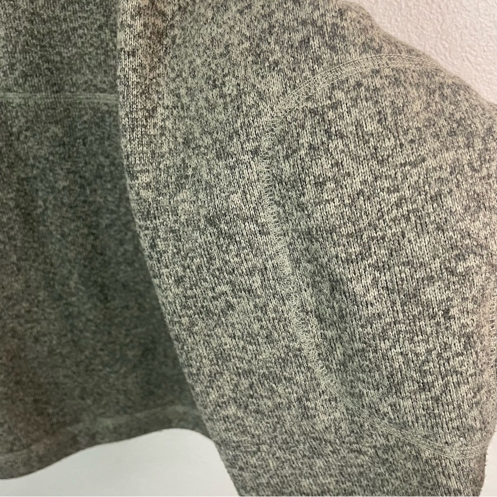 The North Face Gordon‎ Lyons 1/4 Zip Pullover Sherpa Lined Gray Oatmeal Size M - Picture 4 of 8